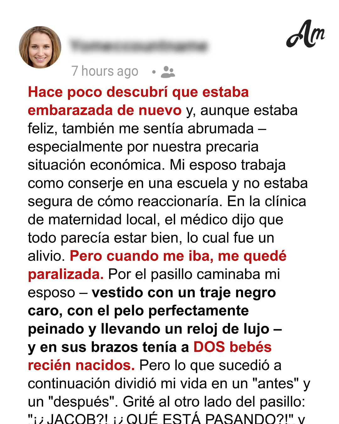 Vi inesperadamente a mi esposo con un traje de lujo saliendo de una clínica de maternidad con dos bebés en brazos